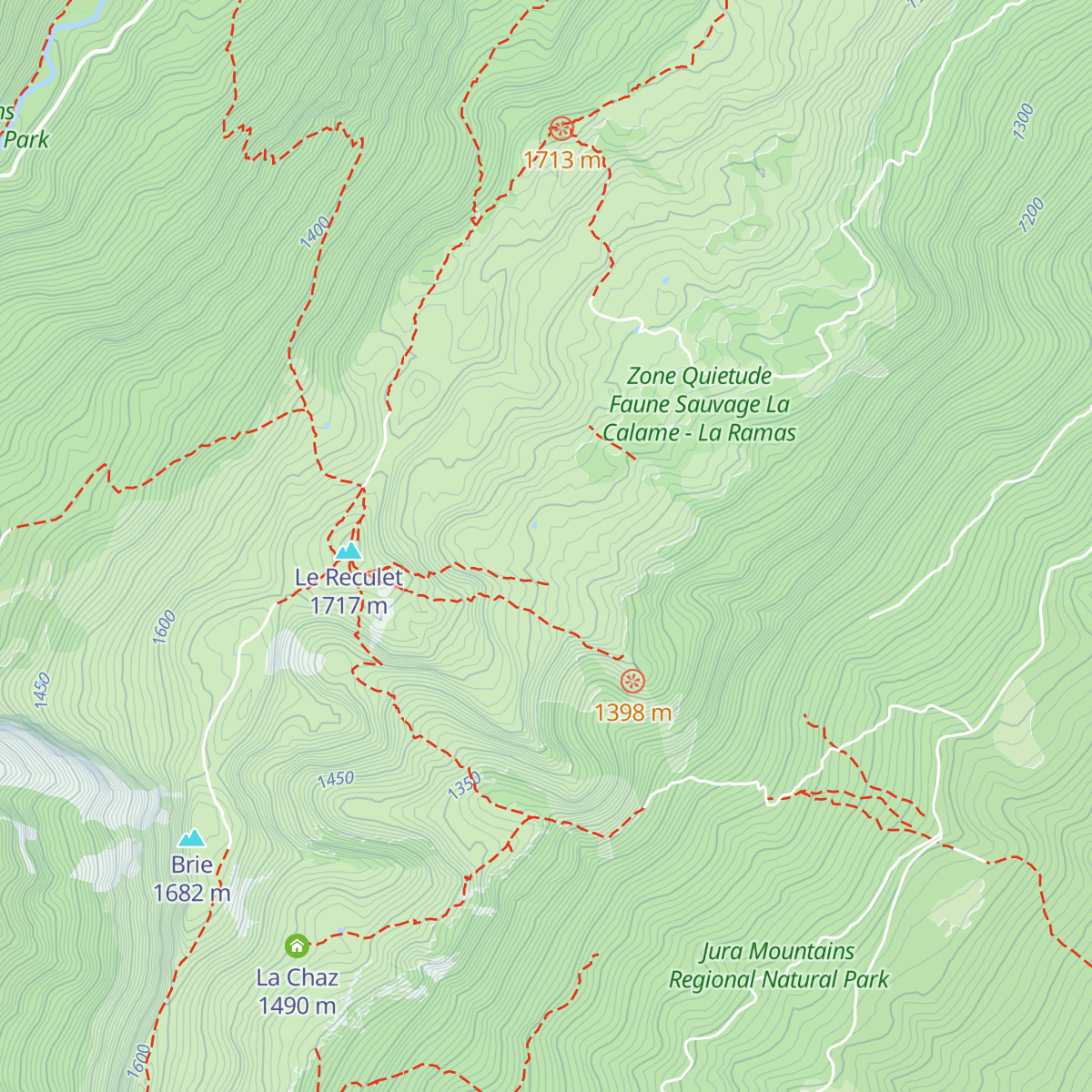 Thoiry Devant map