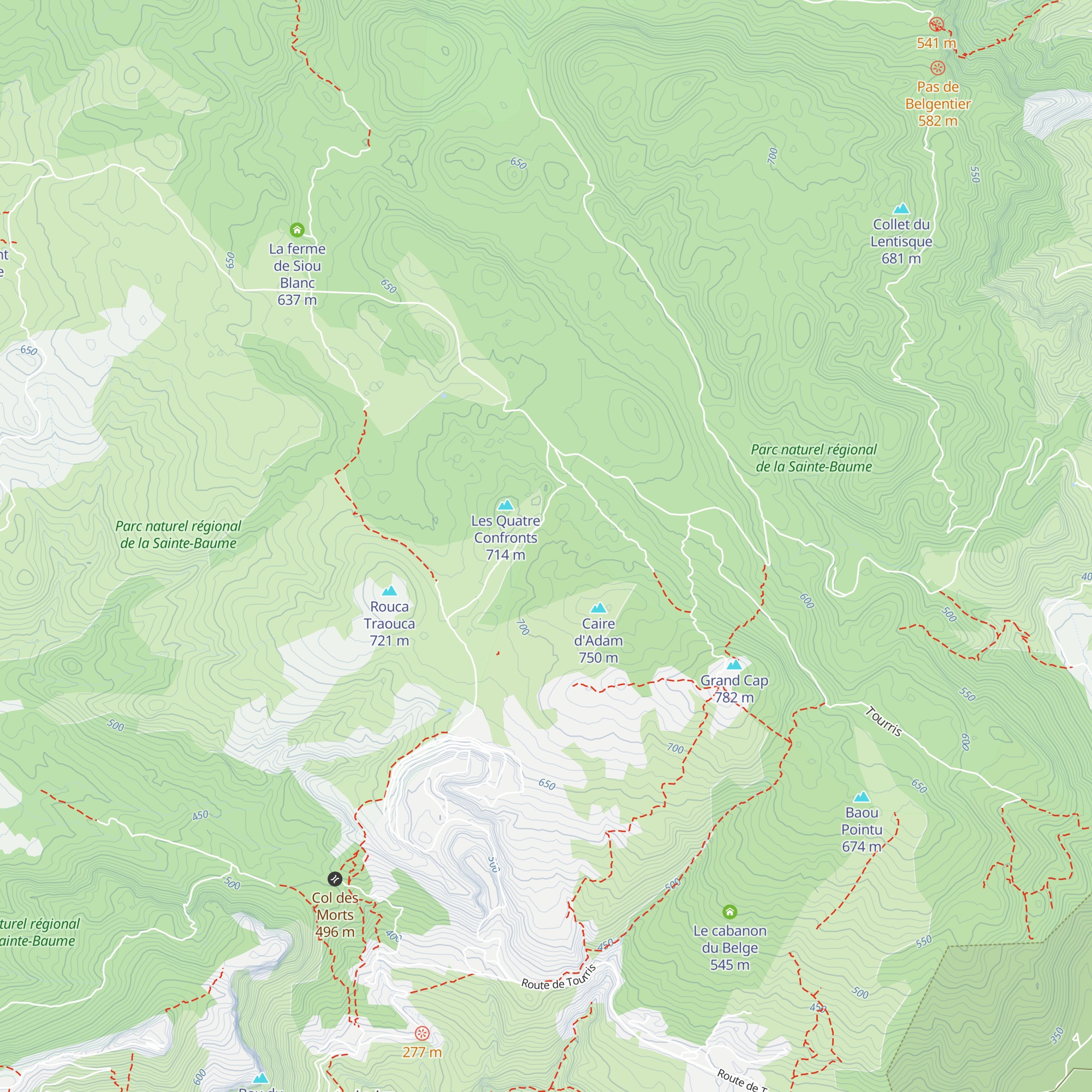 Les Amandes map