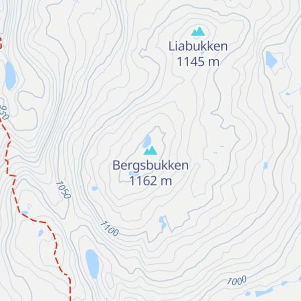 Map of Bergsbukken