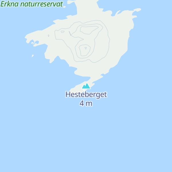 Map of Hesteberget
