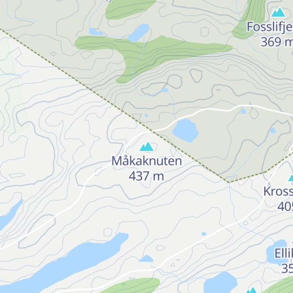 Map of Måkaknuten
