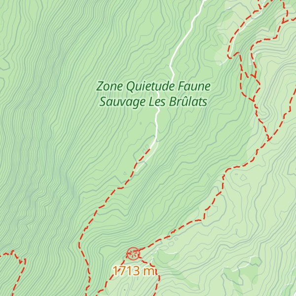 Map of Brulat d en Haut