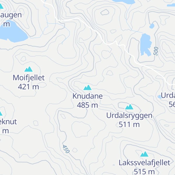 Map of Knudane