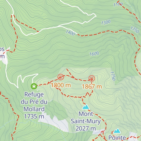 Map of Habert des Sabottes