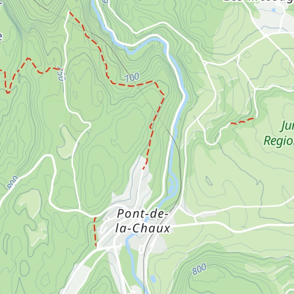 Map of Abri des Belettes du Pont de la Chaux