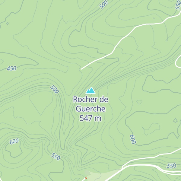 Map of Rocher de Guerche