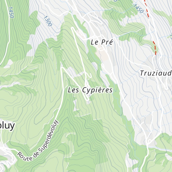 Map of Gîte Le Maréva