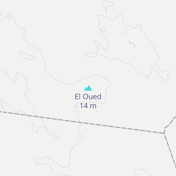 Map of El Oued