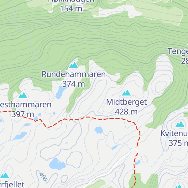 Map of Svefjellet