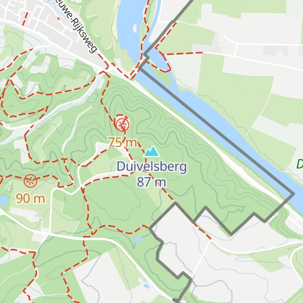 Map of Duivelsberg