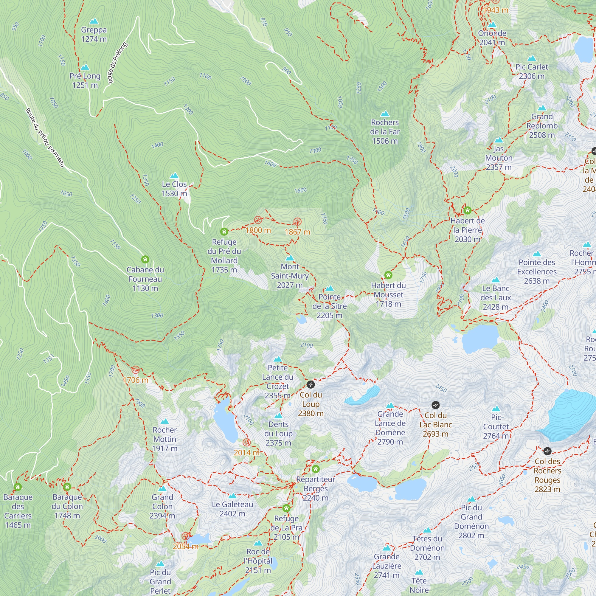 Habert de la Sitre map