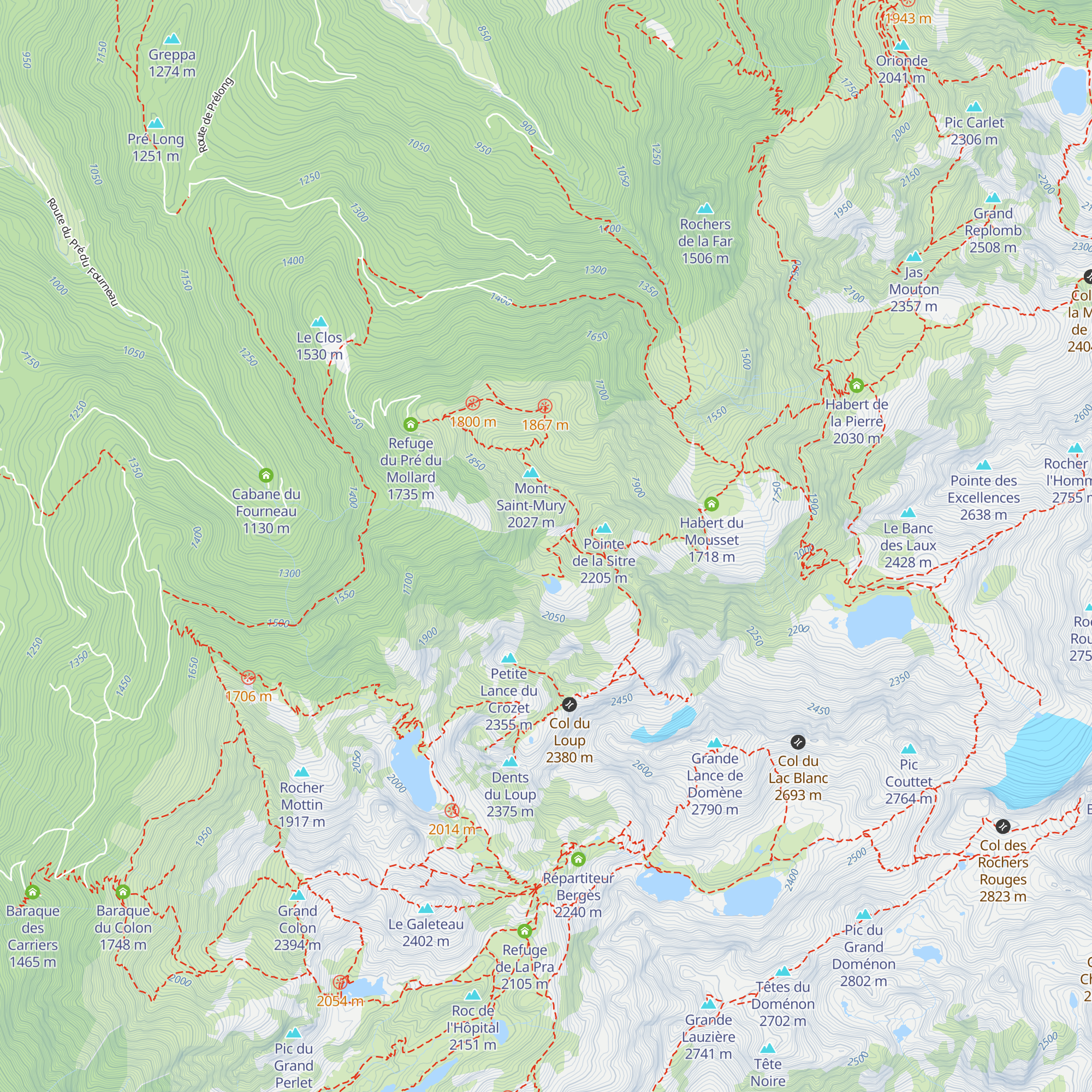 Habert de la Sitre map