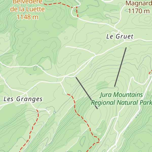 Map of Hôtel Le Trappeur