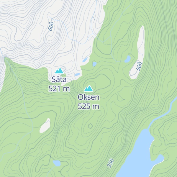 Map of Oksen