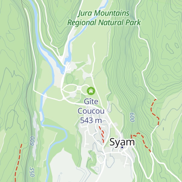 Map of Gîte Coucou
