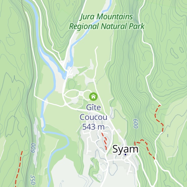 Map of Gîte César