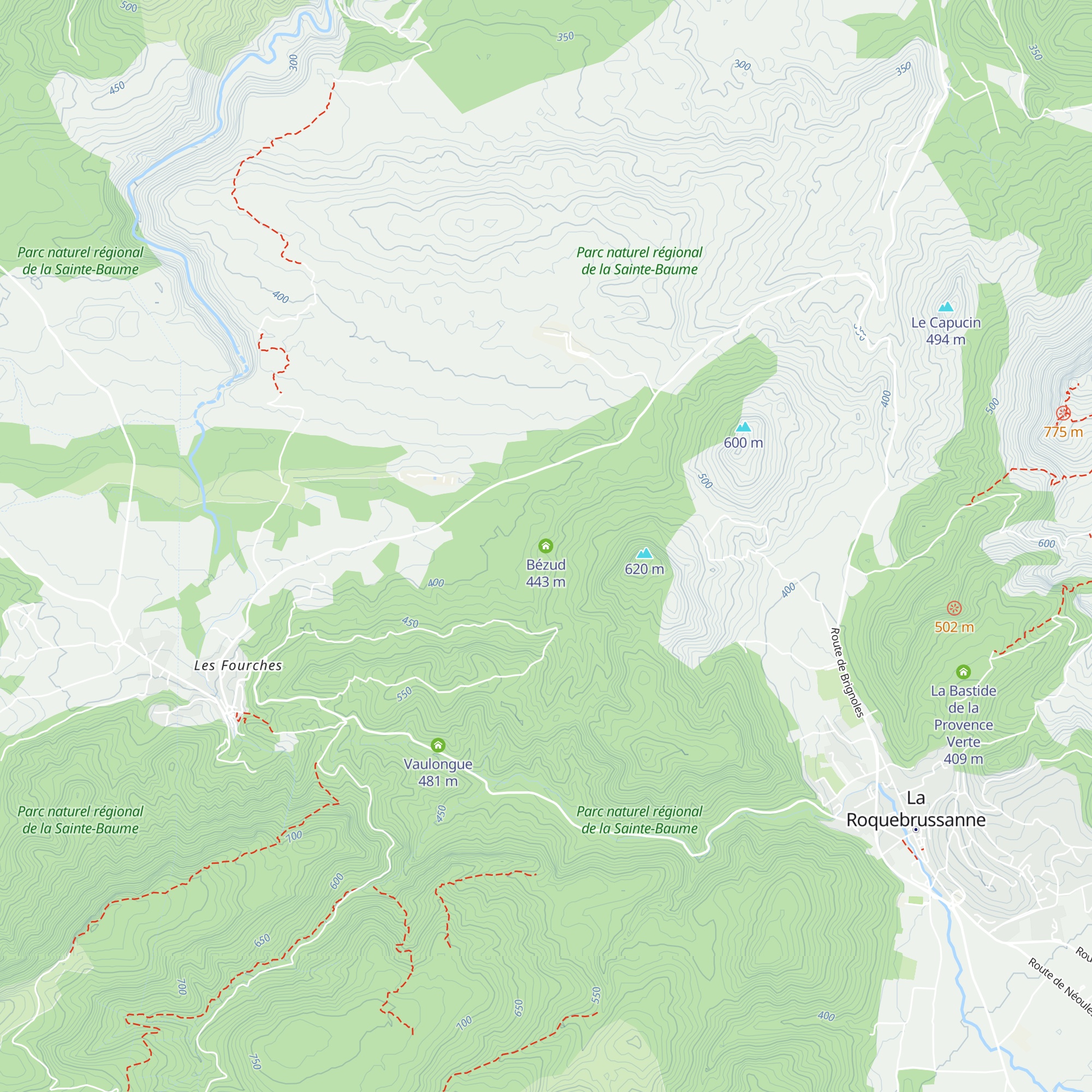 Bézud map