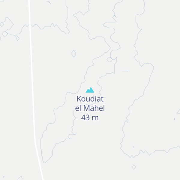 Map of Koudiat el Mahel