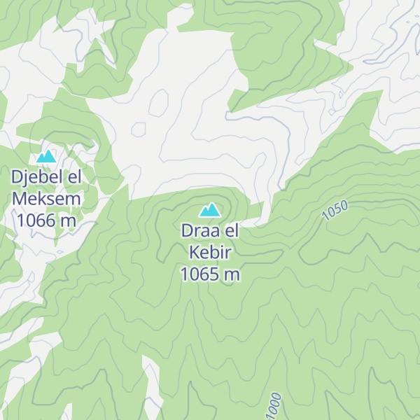 Map of Draa el Kebir