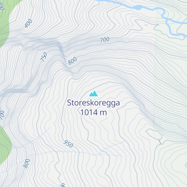 Map of Storeskoregga