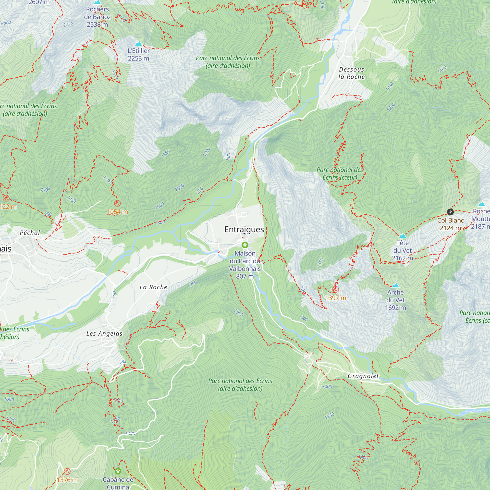 Maison du Parc du Valbonnais map