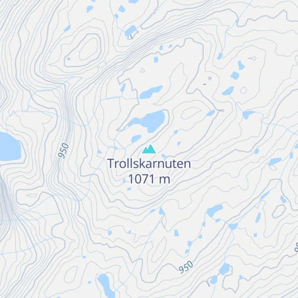 Map of Trollskarnuten