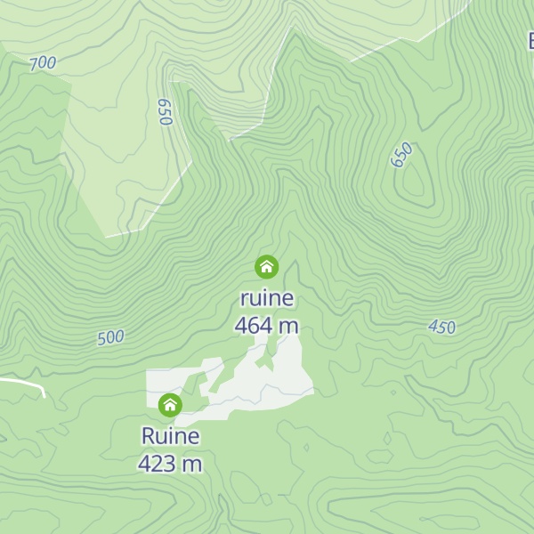 Map of ruine