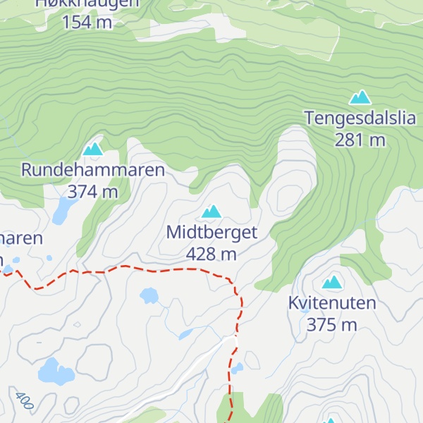 Map of Midtberget