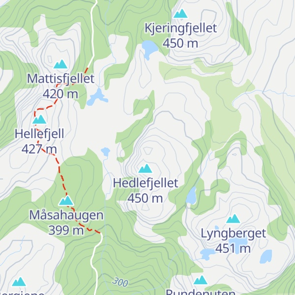 Map of Mosaberget