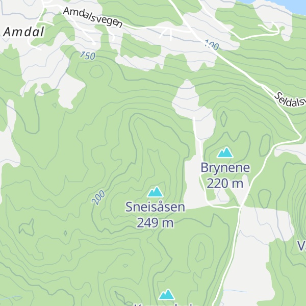 Map of Eidsåsen