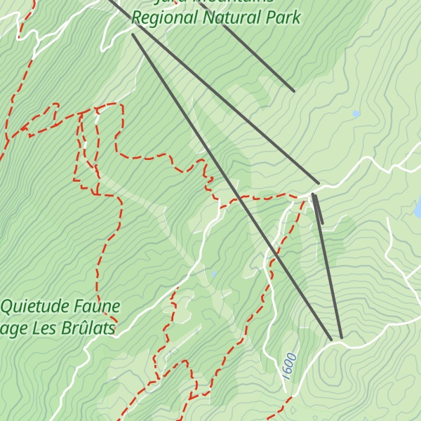 Map of Refuge de la Loge