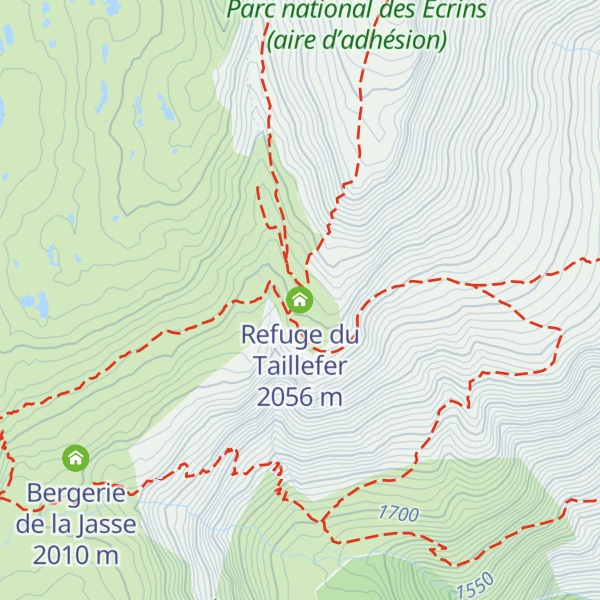 Map of Refuge du Taillefer