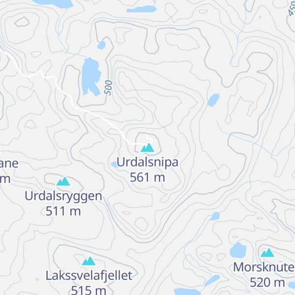 Map of Urdalsnipa