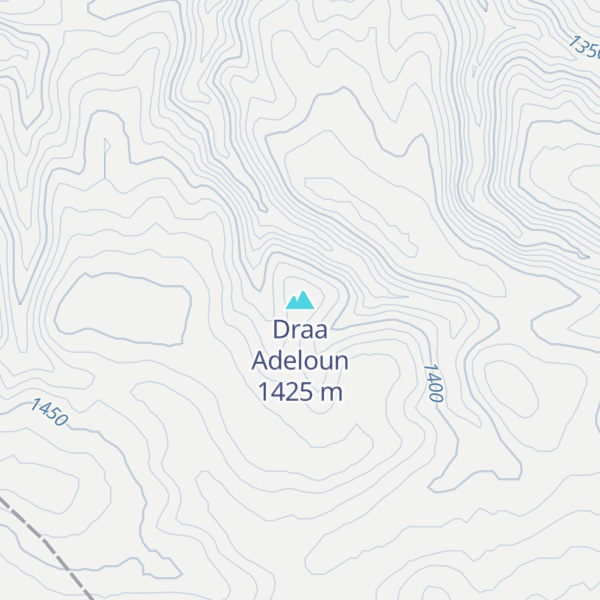 Map of Draa Adeloun