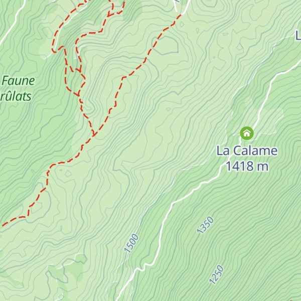 Map of Cabane du Grand Crêt