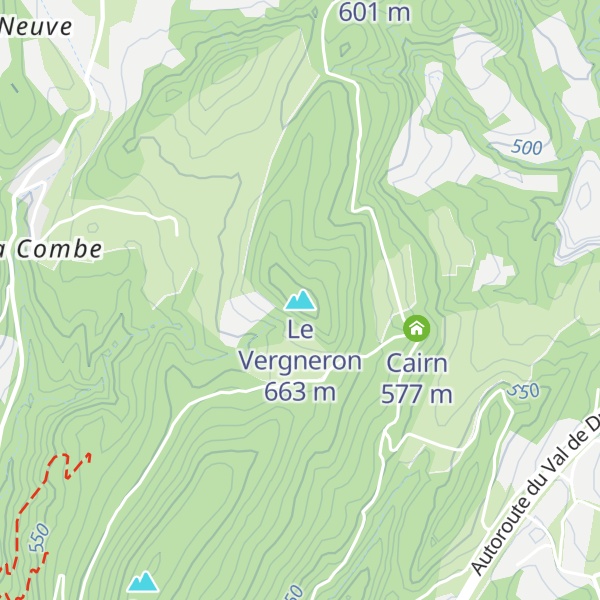 Map of Le Vergneron
