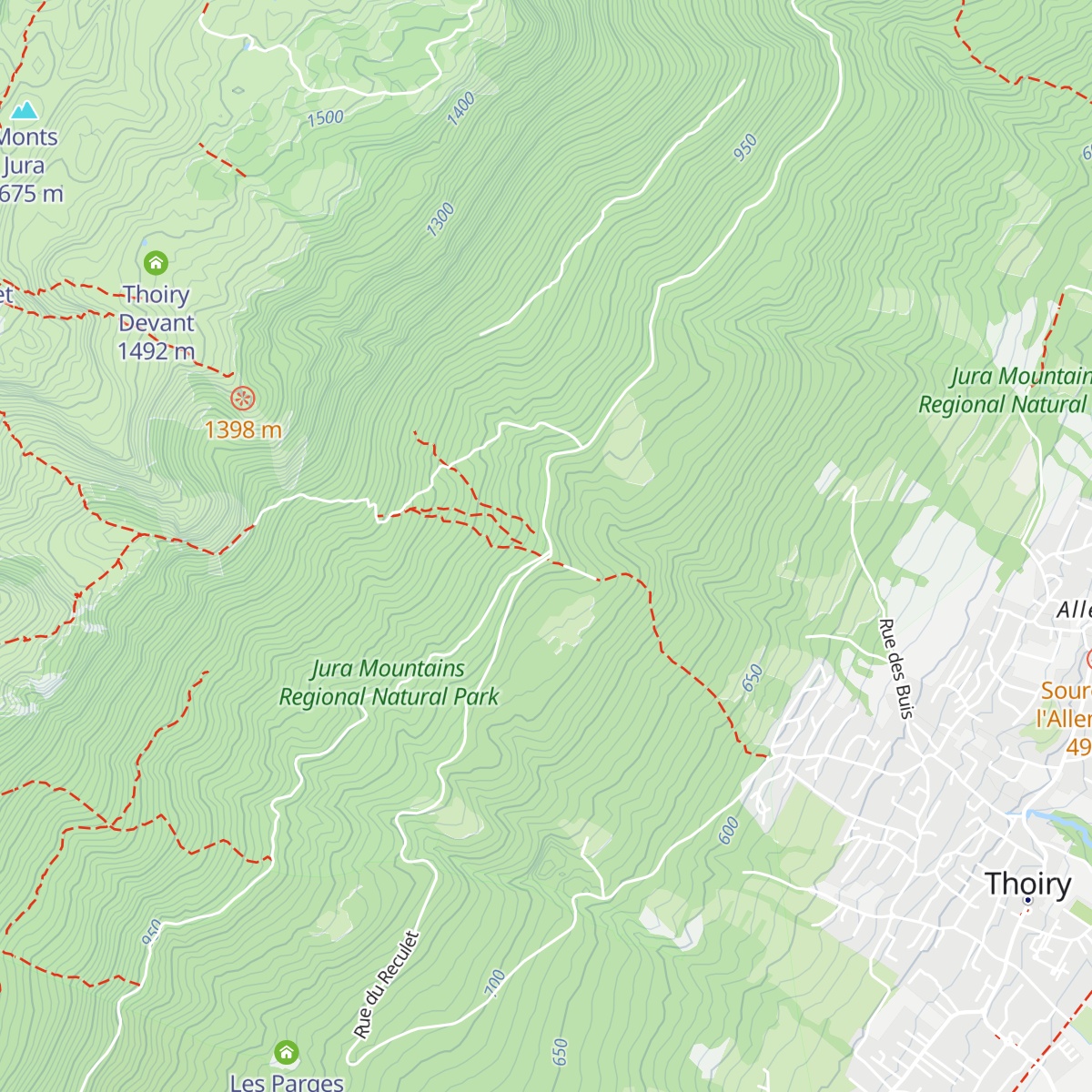 Le Tiocan map