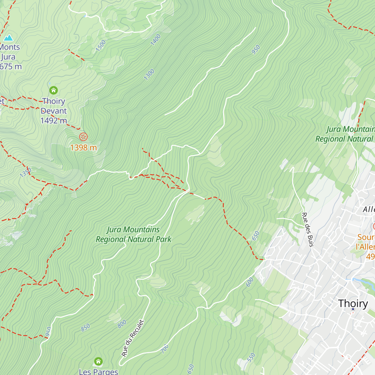 Le Tiocan map