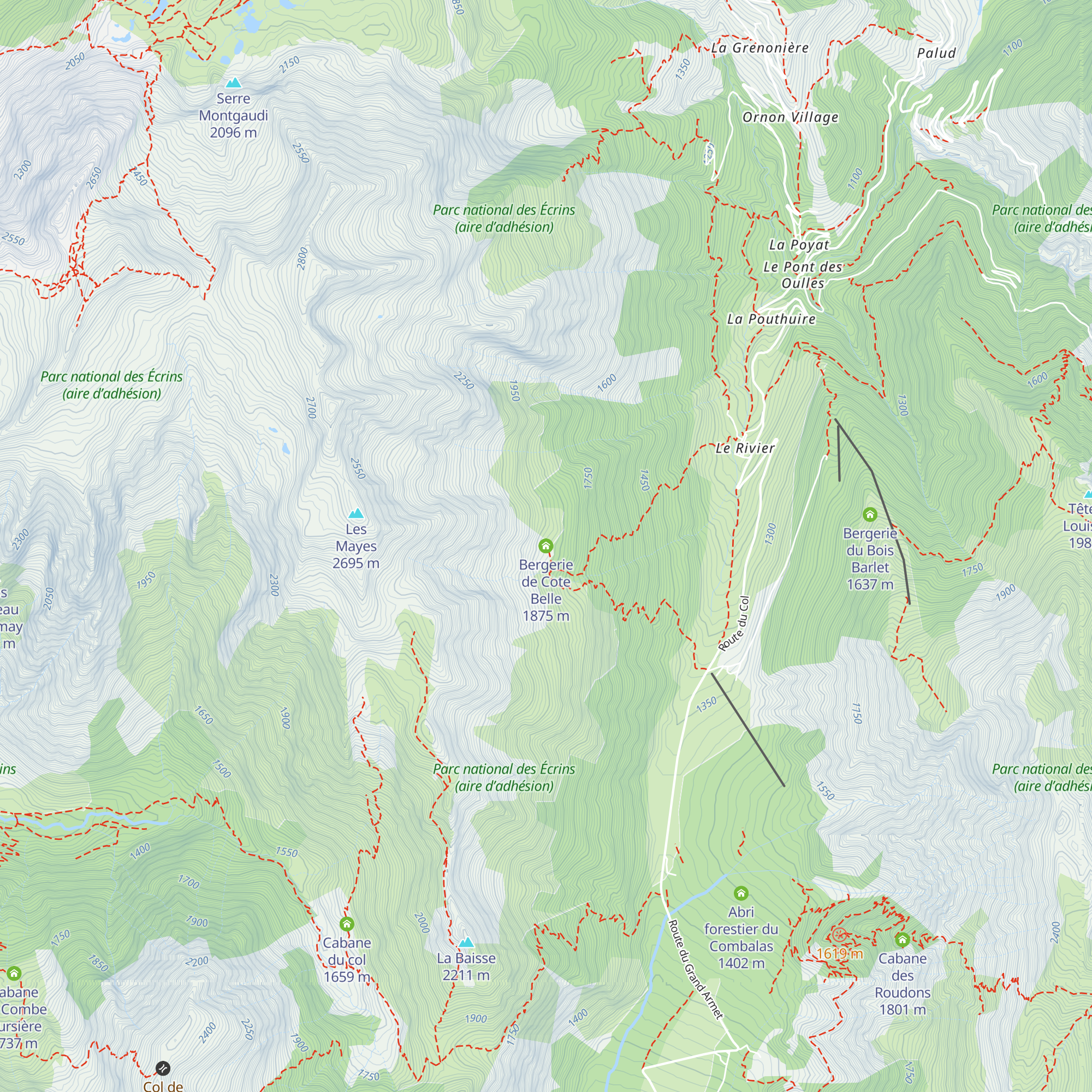 Bergerie de Cote Belle map