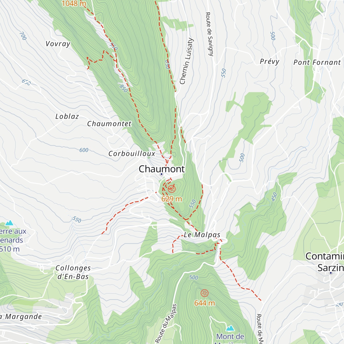 Gîte d'étape l'Esperance map
