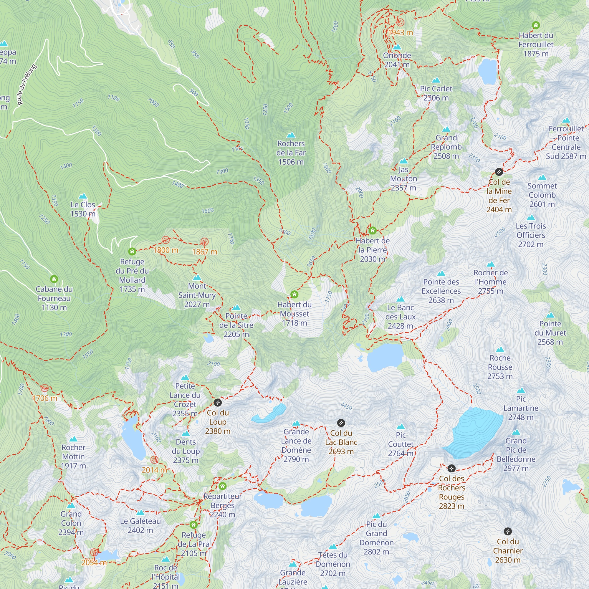Habert du Mousset map