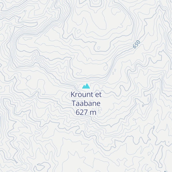 Map of Krount et Taabane