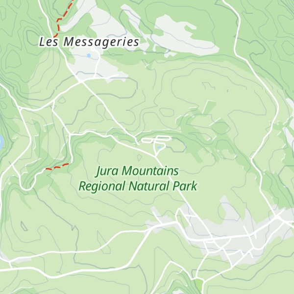 Map of Gîtes les Cornouillers