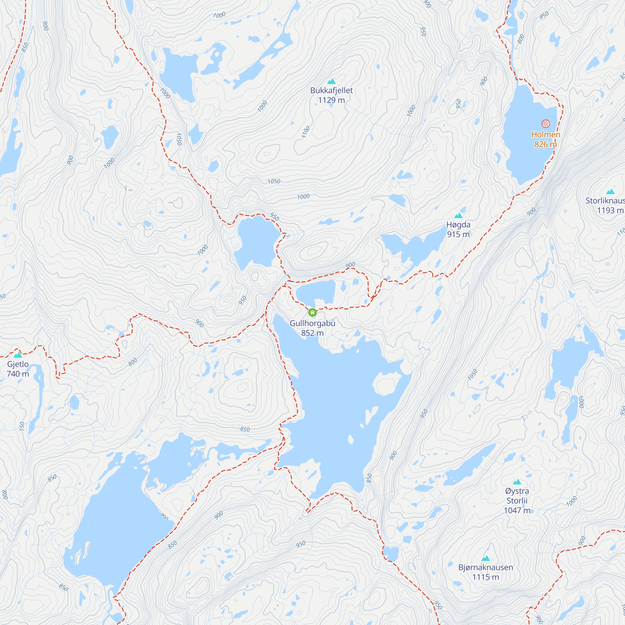 Gullhorgabu map
