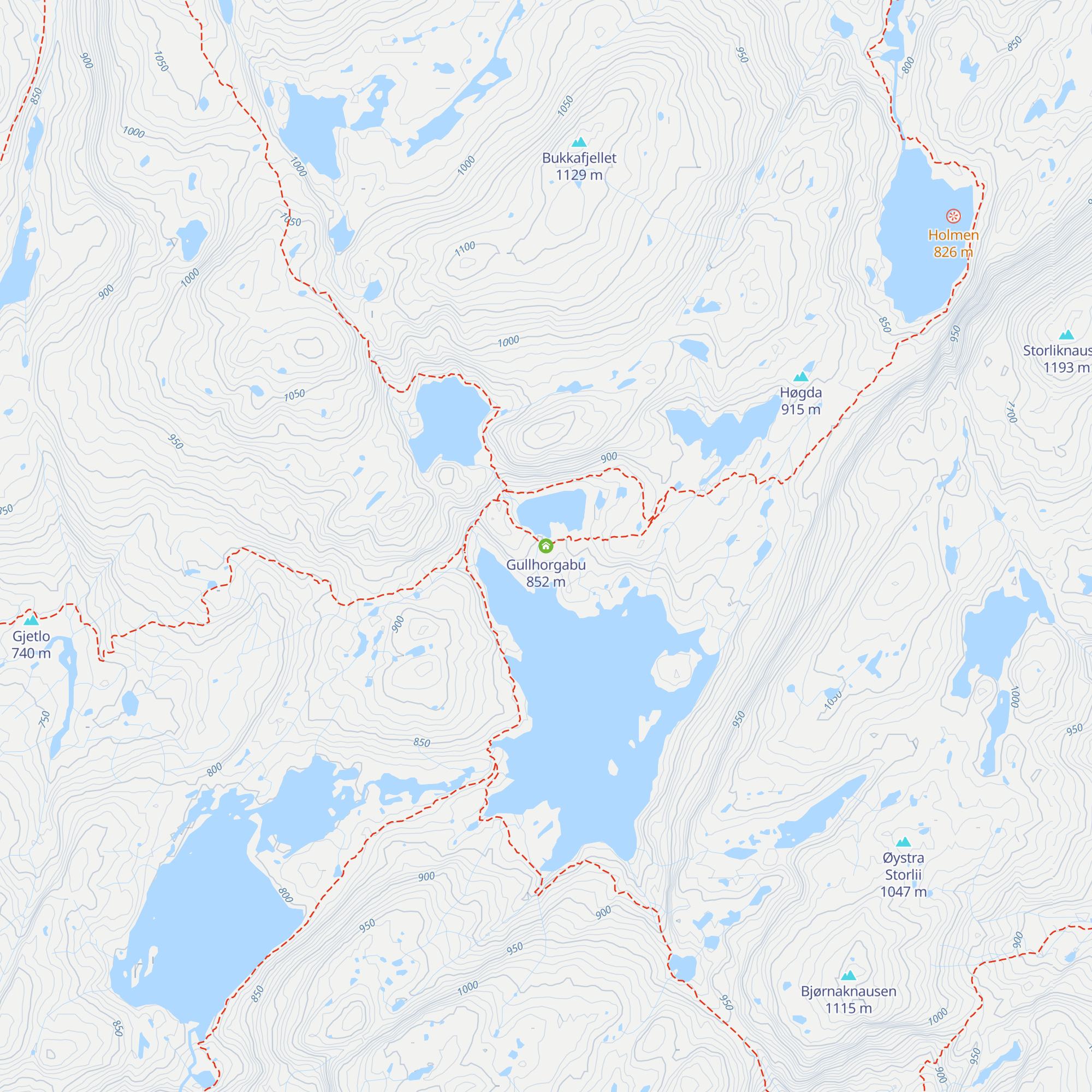 Gullhorgabu map