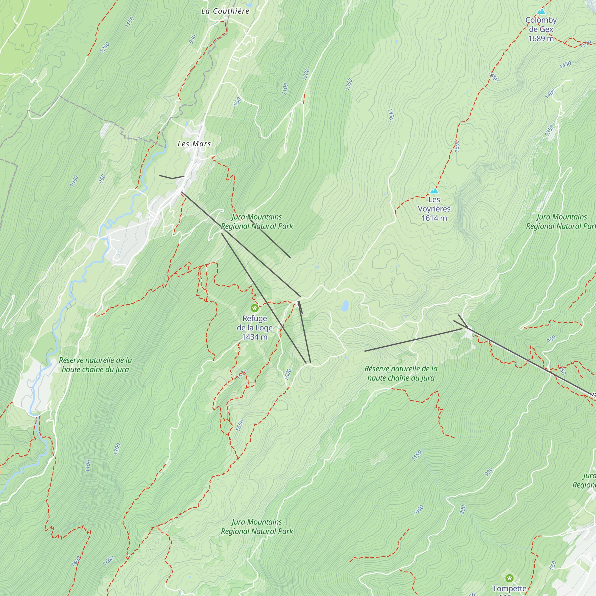 La Catheline map