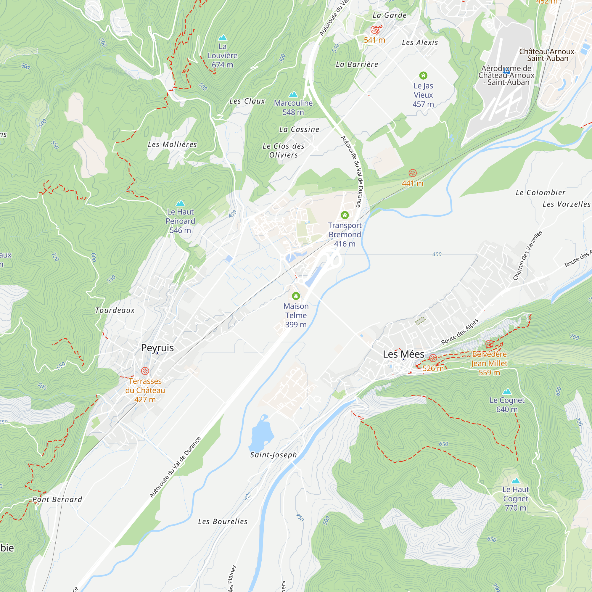 Maison Telme map