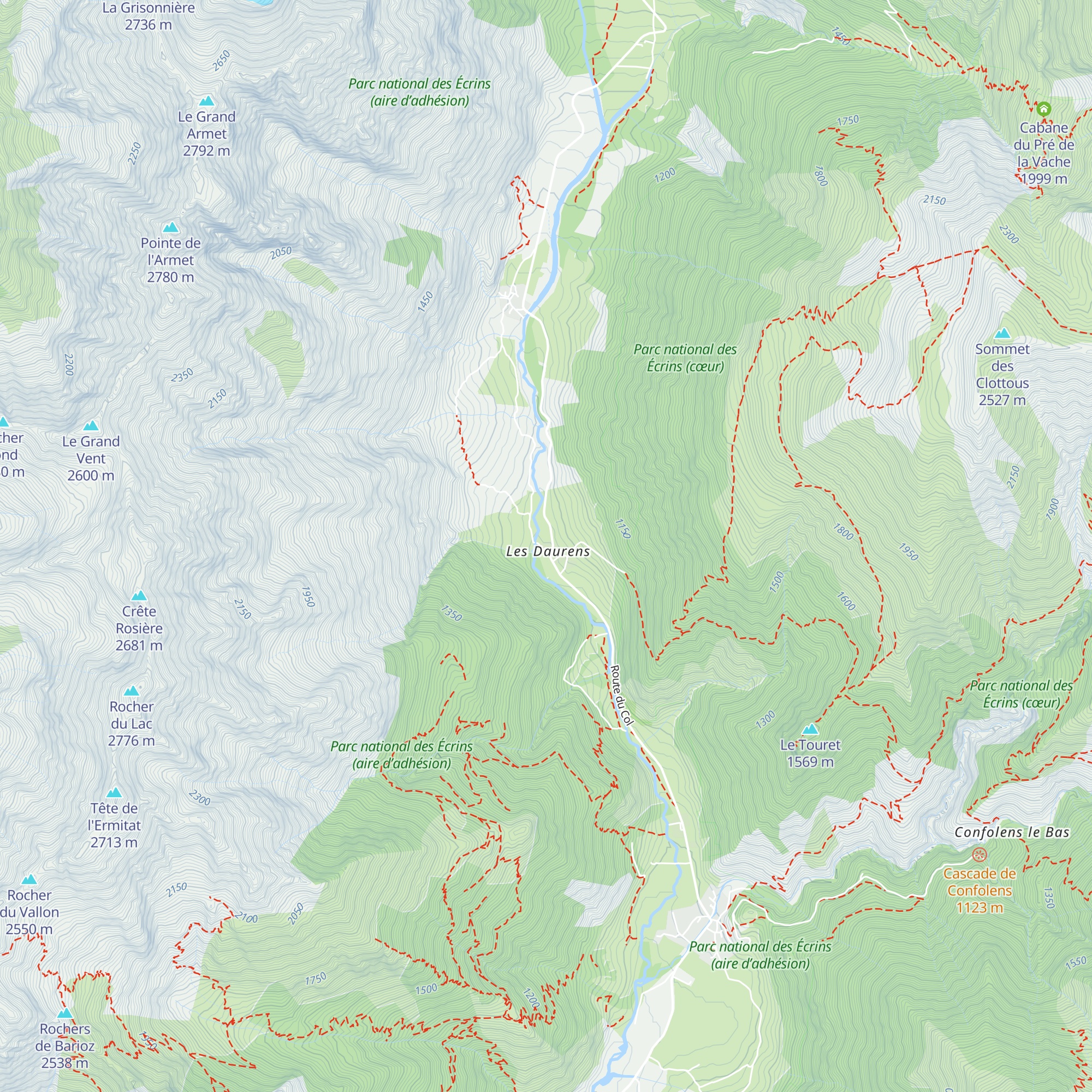 Gîte La Boussole map