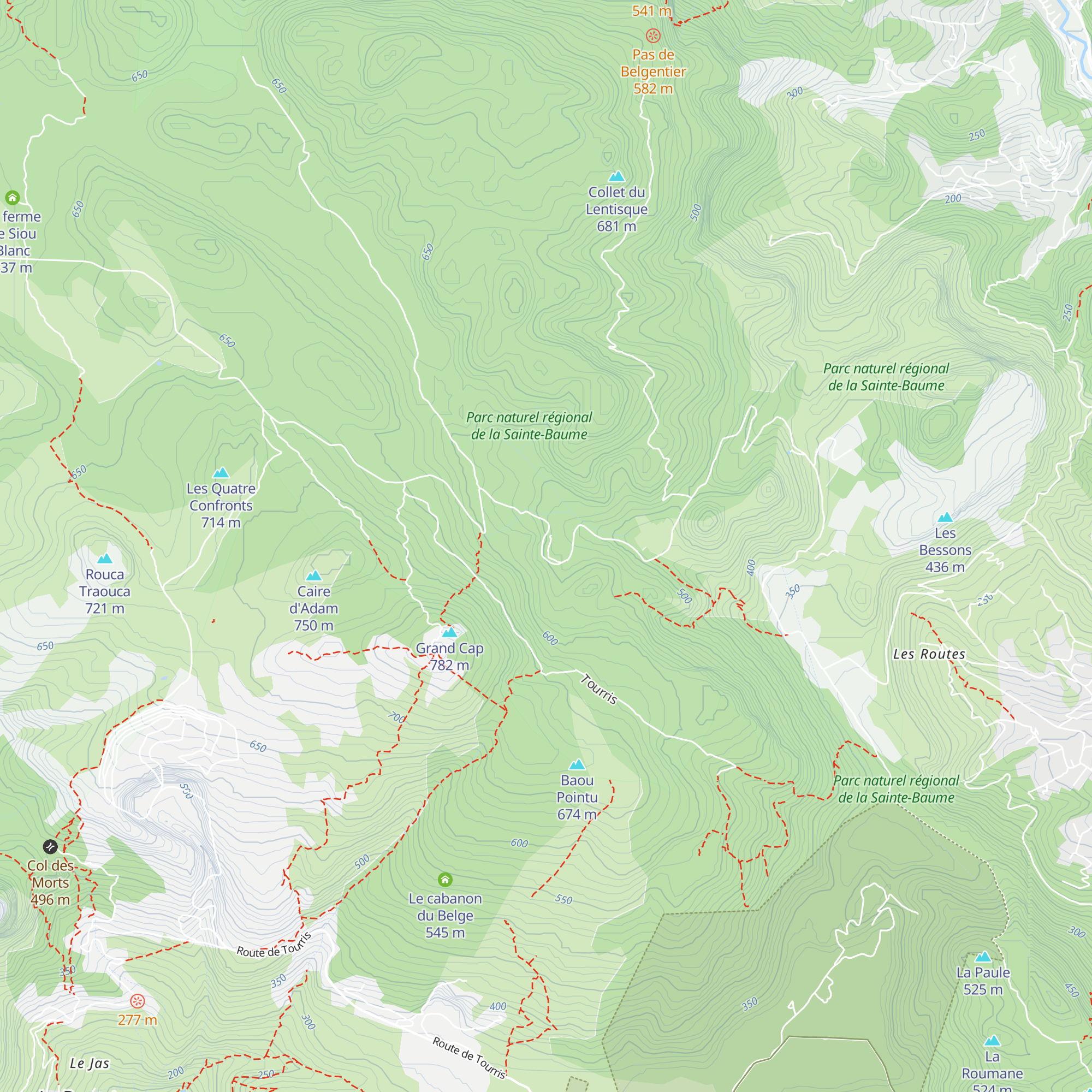 Morière le Cap map