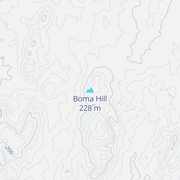 Map of Boma Hill